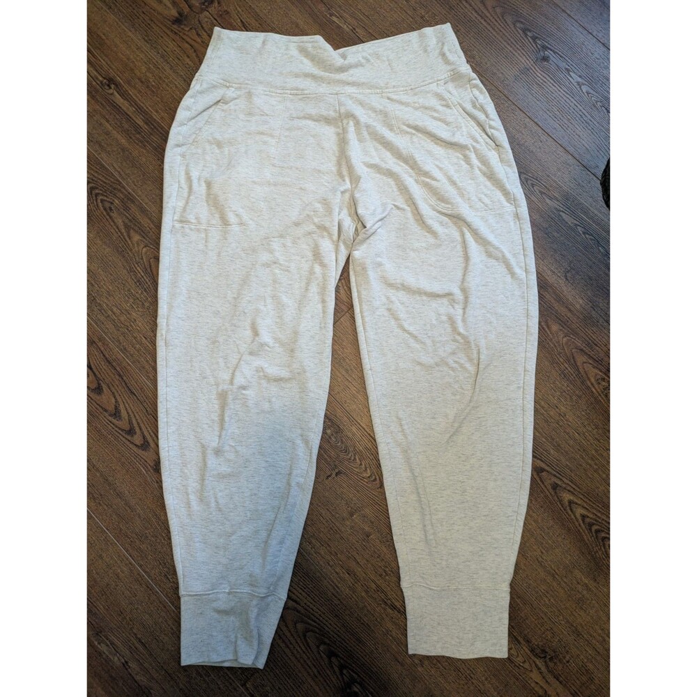 ATHLETA pants joggers coaster luxe high rise sweatpant fabric fog gray heather L - Picture 5 of 5